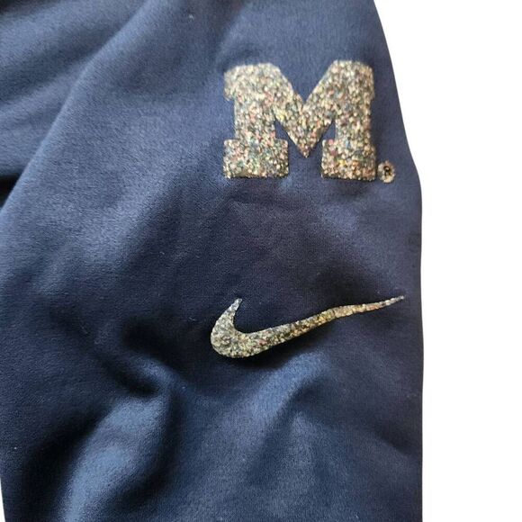 Nike Jacket Hoodie Mens XXL Dri Fit Cape University of Michigan Football Wolveri - Picture 2 of 3
